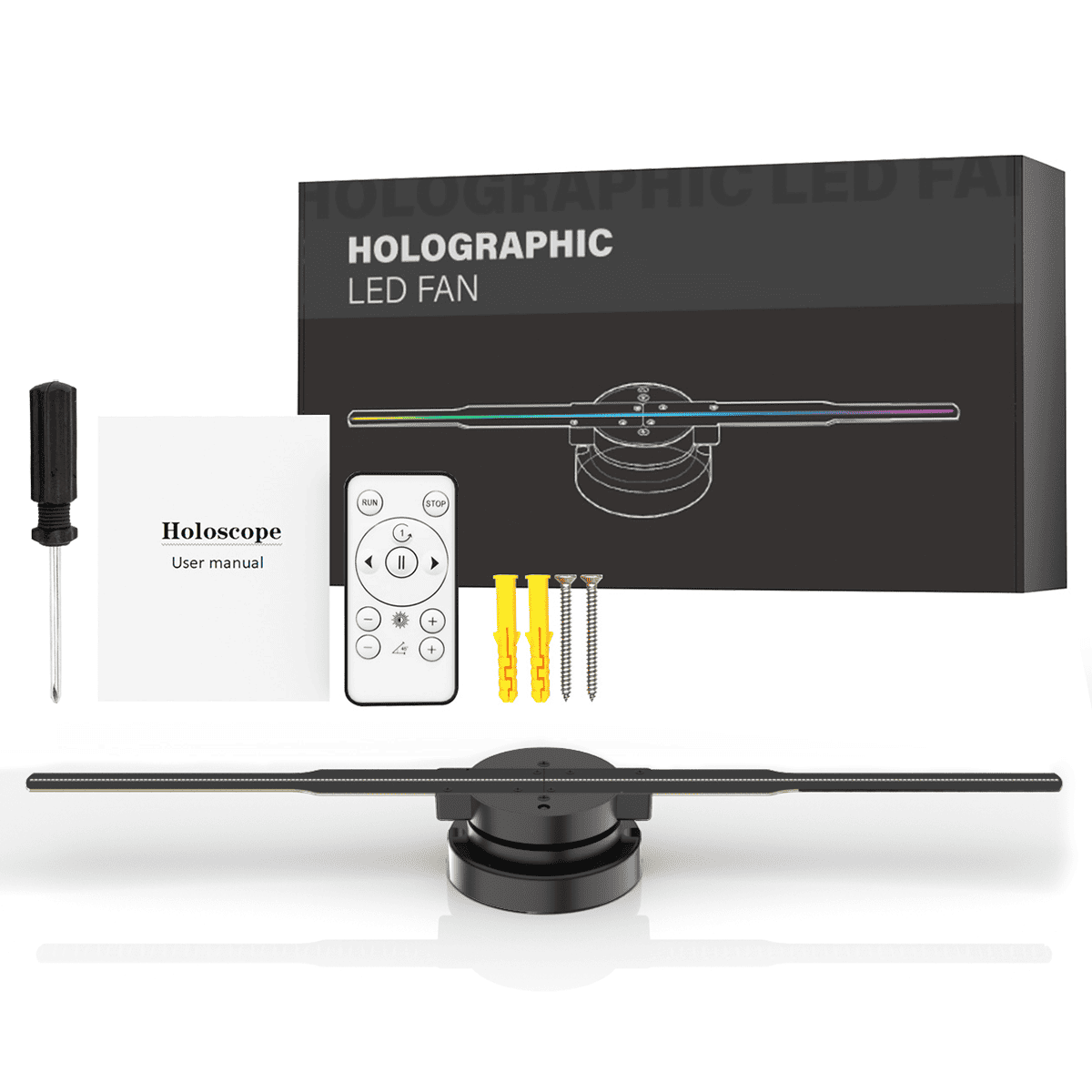 NoScope HoloFan™ – Display Olografico 3D Personalizzabile - NoScope