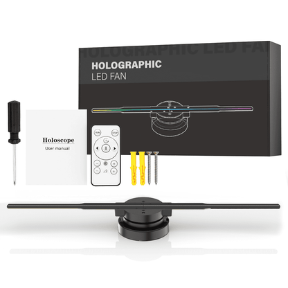 NoScope HoloFan™ – Display Olografico 3D Personalizzabile - NoScope